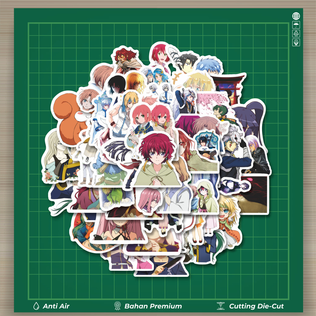 

HOT 50 PCS STIKER Sticker Anime Yona Of The Dawn Stiker Fashion Cars Decal Dingin Kartu Album Custom Vinyl Anti Air- Sticker Aesthetic Buku Journal Koper Casing HP Tablet Laptop Helm Motor Botol Minum