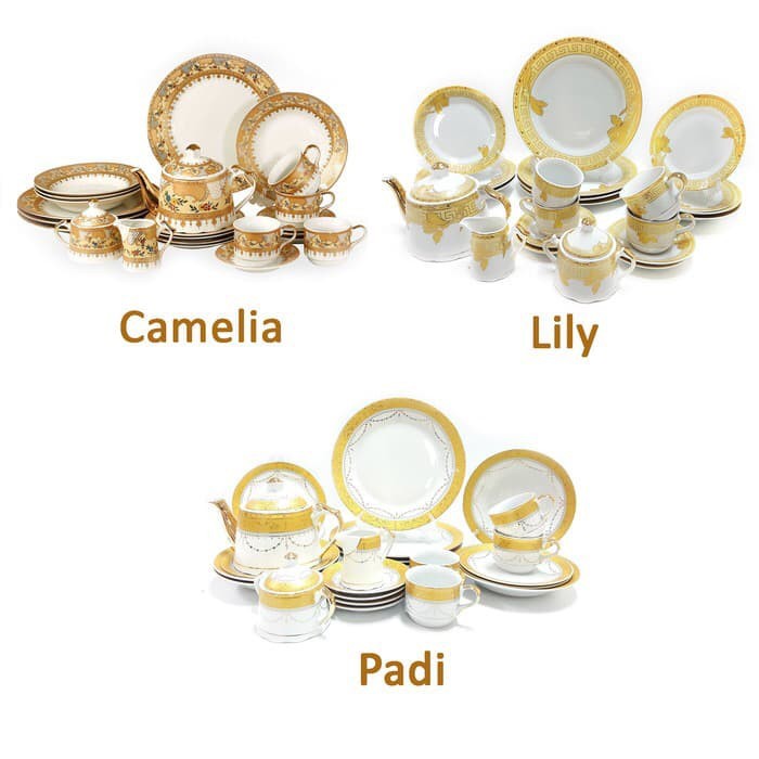 Perangkat Alat Makan Dinner Set D88 Vicenza