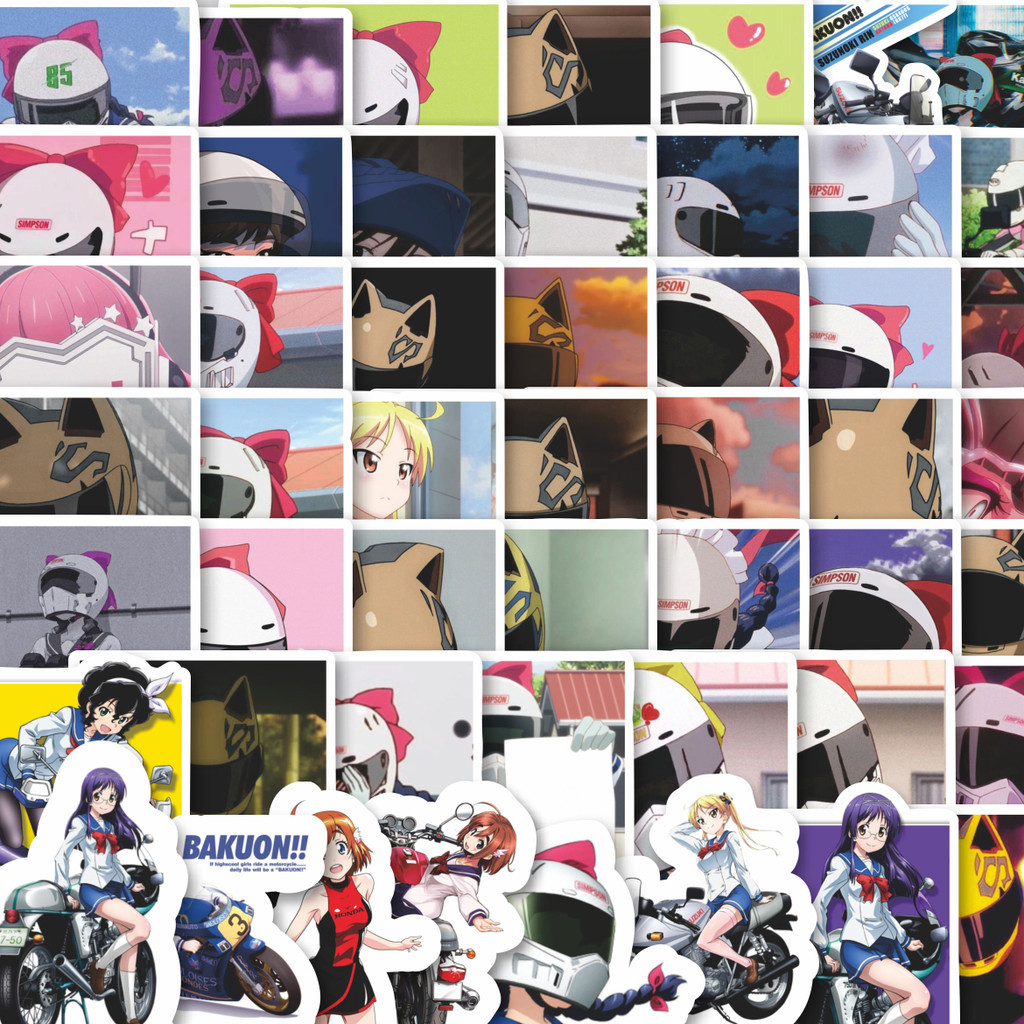 

Stiker Cutting Pack Stiker Anime Bakuon!! Isi 100Pcs Series Aesthetic Lucu Keren Untuk Koper Bahan Vynil