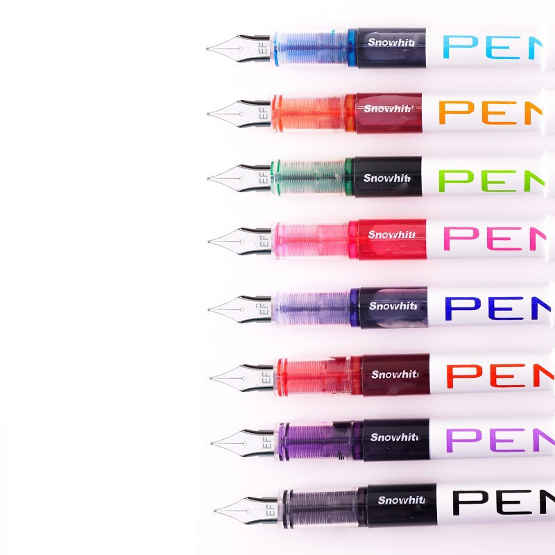 

Luxury Quality 8 Colour Ink Business Office Student School Supplies EF Nib Fountain Pen