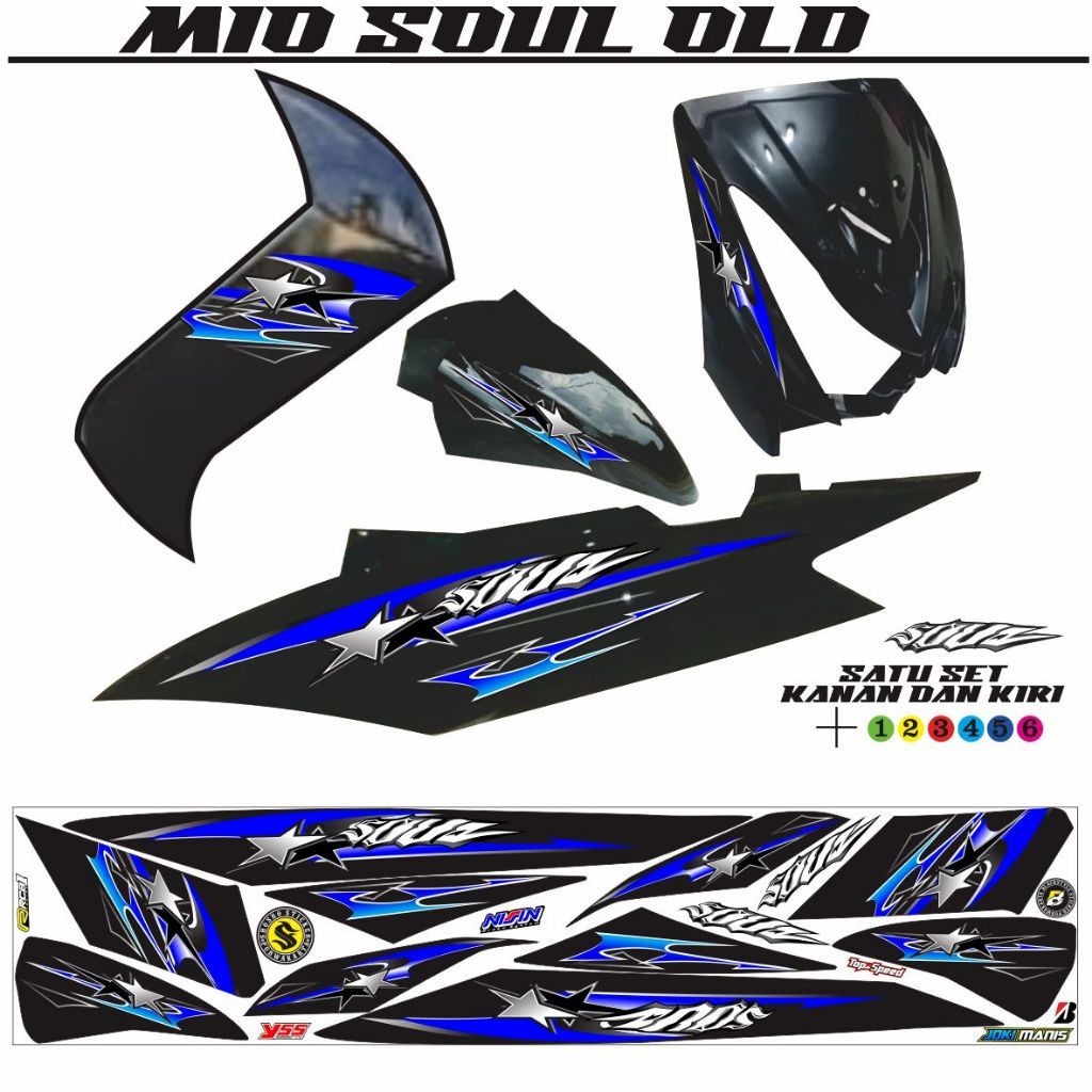 VARIASI VARIASI KEREN STRIPING MIO SOUL /  STRIPING LIS KEREN MIO SOUL KEREN VARIASI