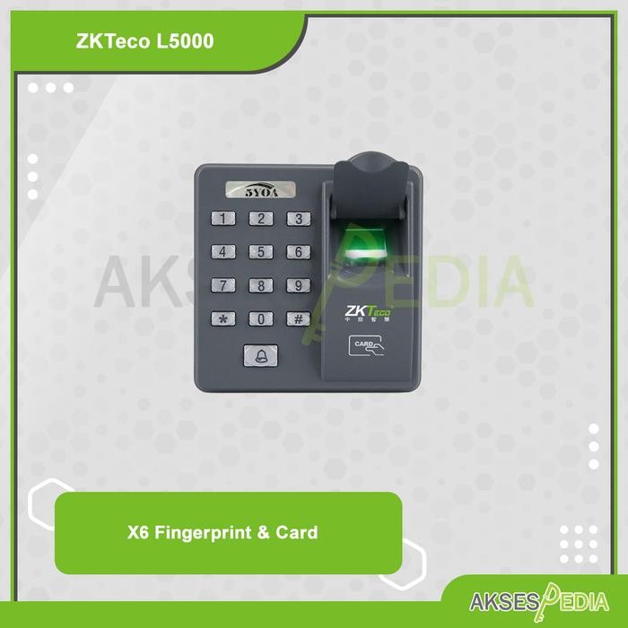 

Mesin Access Door X6 Zkteco INCLUDE ADAPTOR - x6 + Adaptor