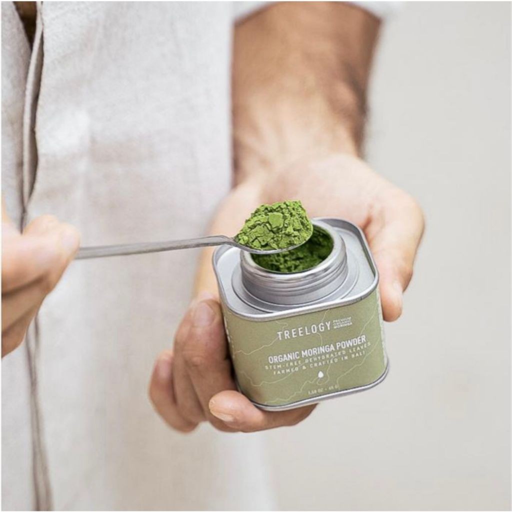 

TREELOGY Premium Organic Moringa Powder / Bubuk Daun Kelor Organik Premium - 45 gram