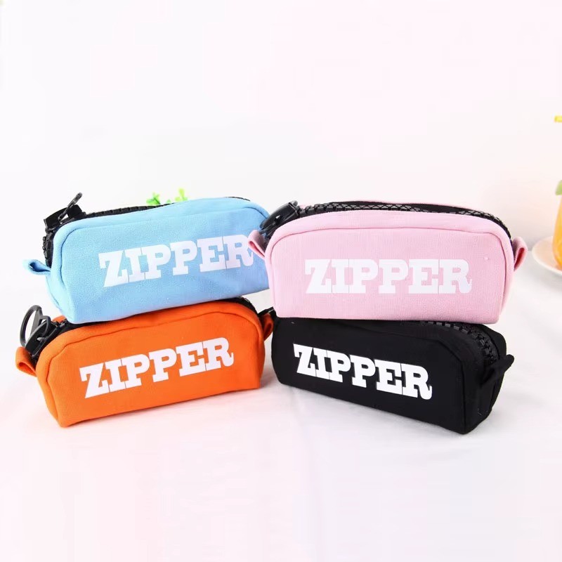 

Big Zipper Fun Large Capacity Pencil Case Good Looking Multifunctional Classification Storage Stationery Storage Bag 1pc