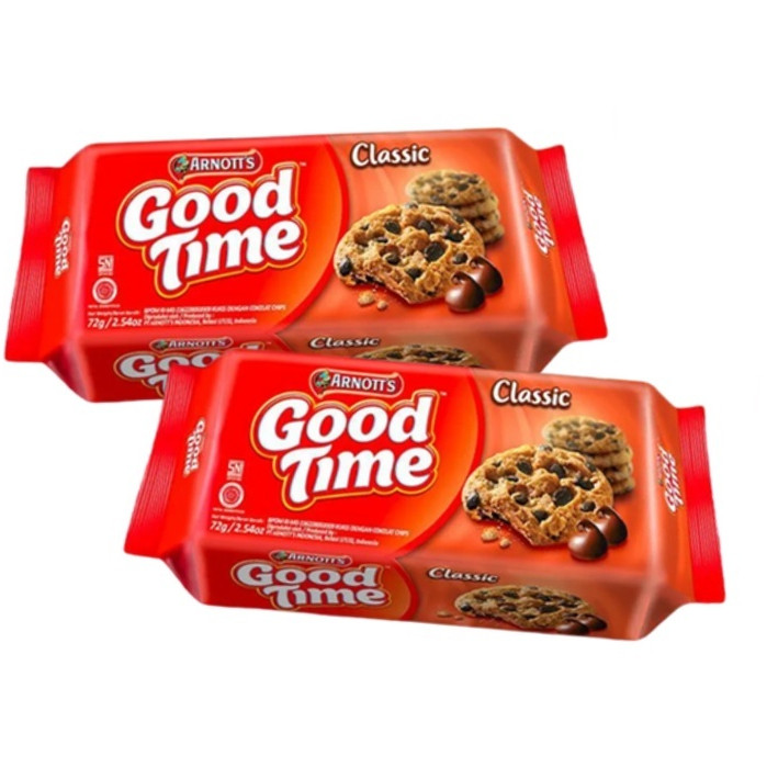 

UG GOOD TIME Classic Chocochips Cookies 72gr BISCUIT GOODTIME SG