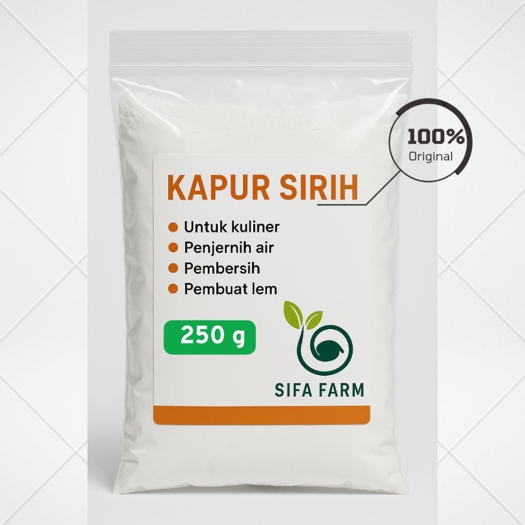 

Kapur Sirih Putih 1KG – Kualitas Premium Untuk Kuliner & Kesehatan