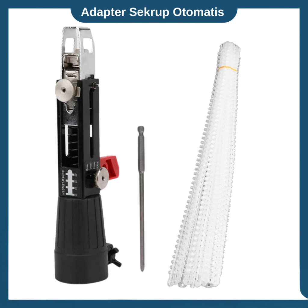 screw gun chain adapter bor sekrup otomatis  automatic screw nail gun