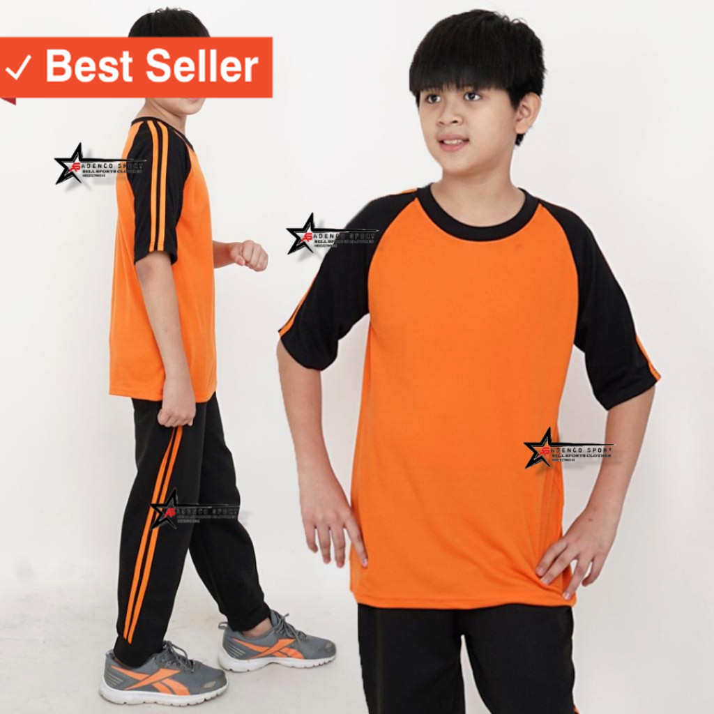 Baju Olahraga Anak Kekinian Sport / Setelan baju olahraga anak sekolah / sd / stelan olahraga anak s