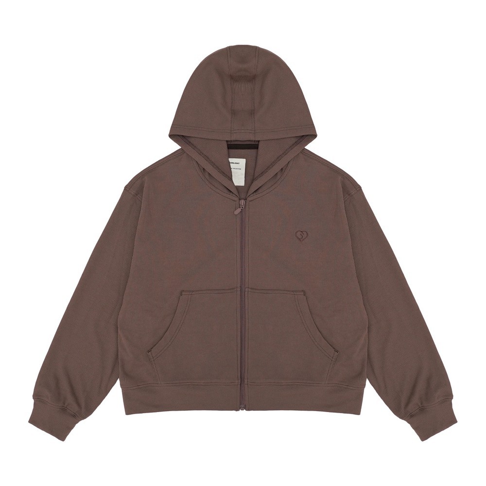 Greenlight Jaket Knit Wanita Zipper Hoodie Sweater Loose Fit Amari HP-CL050225