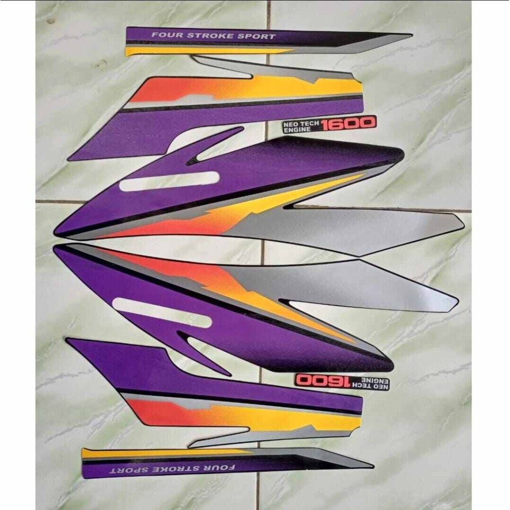 Striping Ori body Honda GL max 1997 1998 Neotech Engine / stiker bawaan original bodi honda gl lama 