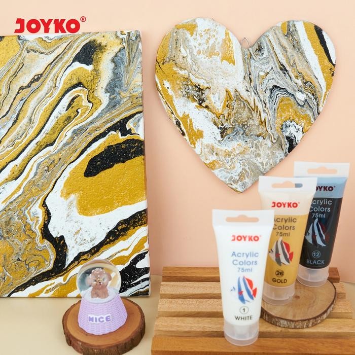 

Joyko Cat Acrylic ACC-75ML / Cat Akrilik Warna 75ml - Black