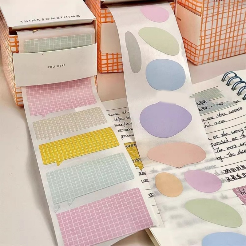

H3CA Pull Out Notes Paper for Writing 100 Sheets Sticky Notes Memo Pad Reminder on Book Notebook Calender Fridges Computer