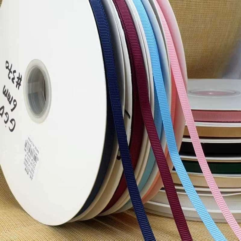 

1 Roll - SIZE 0.6cm DX | Pita Grosgrain Import ¼ inch 20 YARD & 100 YARD | BAGIAN 2