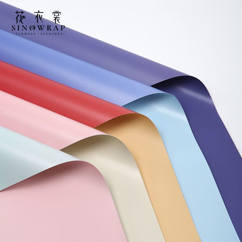 

Sinowrap [20 Lembar] Kertas Buket Bunga Gradasi Dua Warna Waterproof Ouya Paper 58x58cm