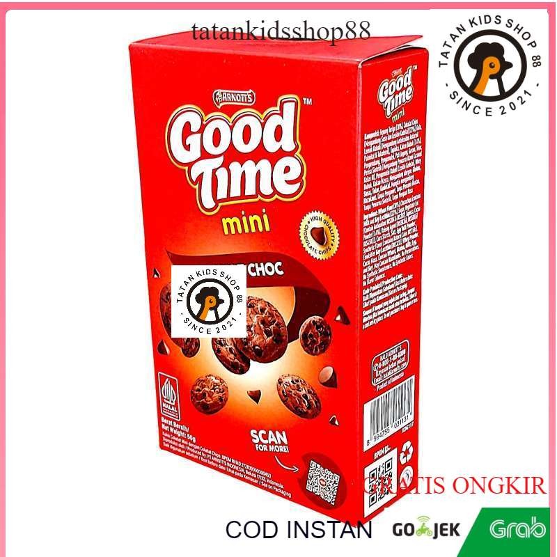 

Good Time Cookies Double Choc Arnott 50gr Tatan Kids