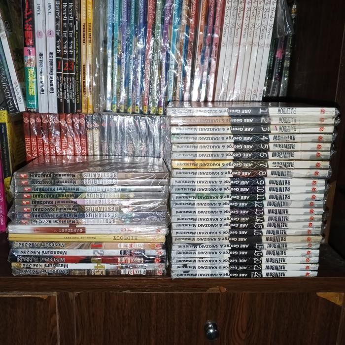 paket komik masasumi kakizaki rainbow 1-22 green blood 1-5 pandemic hideout