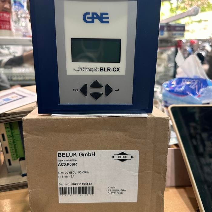 POWER FACTOR REGULATOR GAE 6 STEP BLRCX-06 ACXP06R ORIGINAL