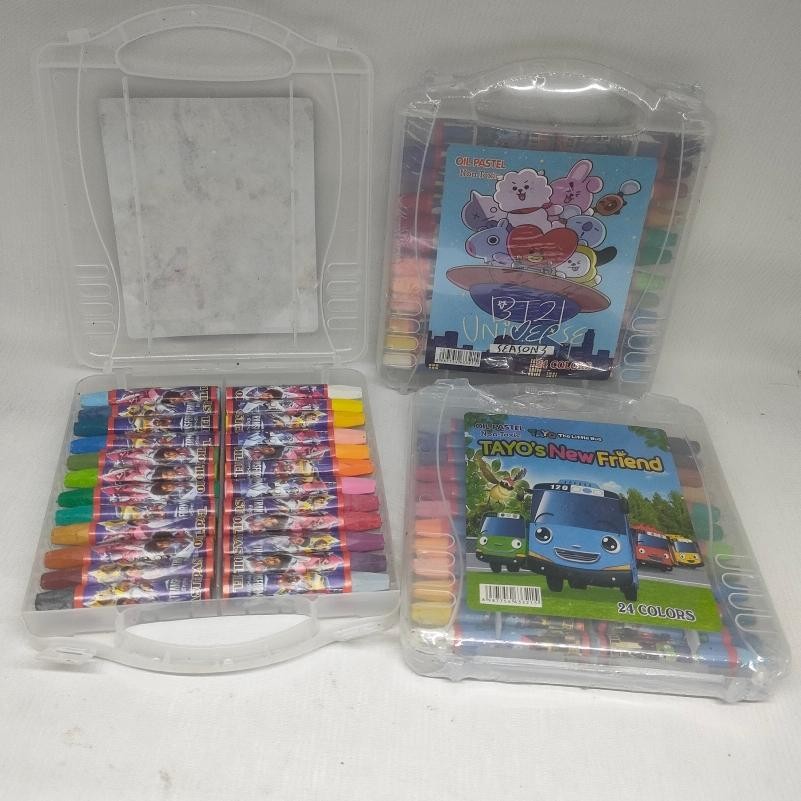 

Crayon oil pastel 24 warna fancy