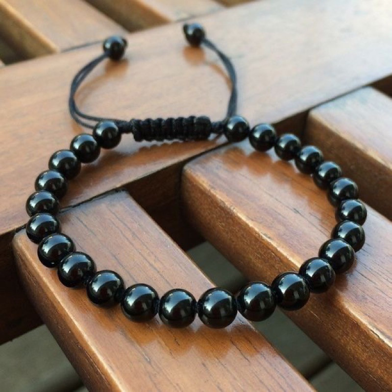 Gelang kokka Hitam Bulat