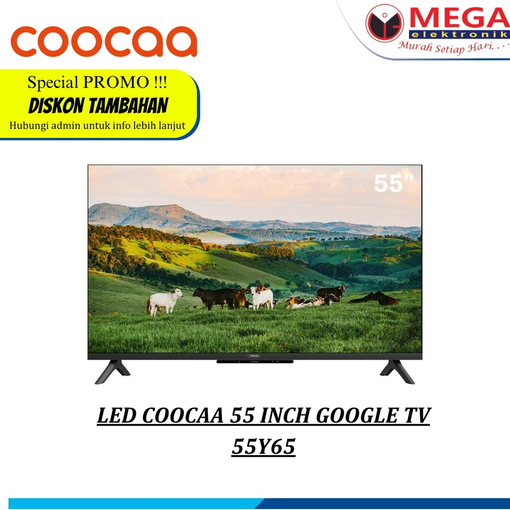 LED COOCAA 55 INCH GOOGLE TV 55Y65