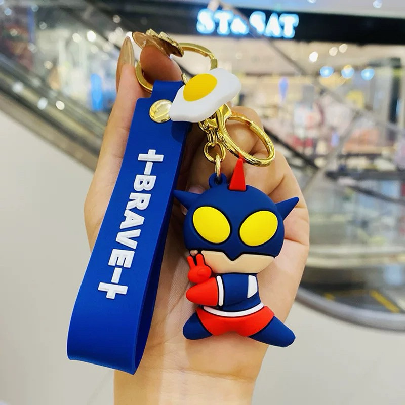 [GH] Crayon Shincan Keychain - Gantungan Kunci Keychain Bagchain Seragam Sekolah Piyama Pahlawan Ber