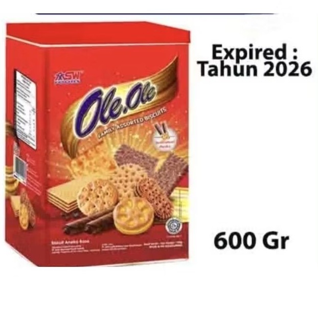 BISKUIT KALENG OLE OLE SEGI/ROTI KALENG HATARI OLE OLE BESAR