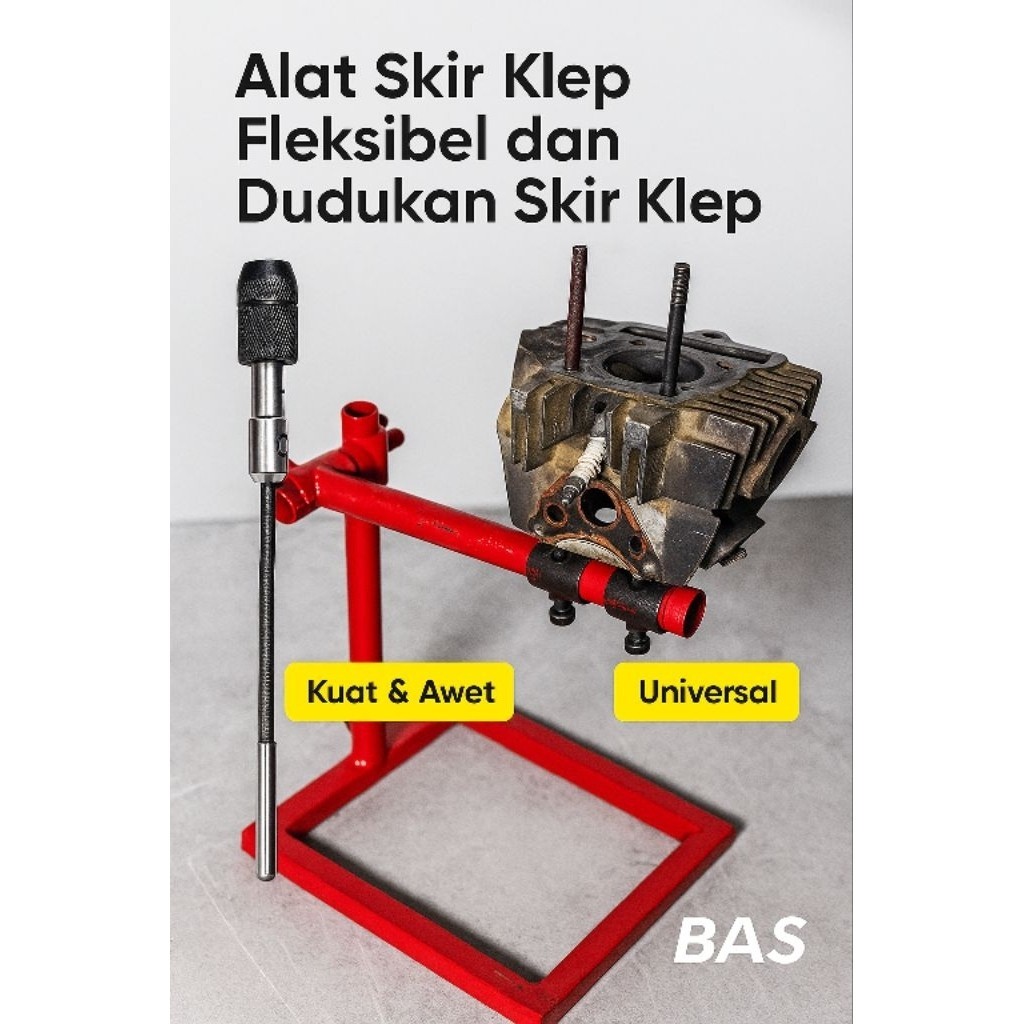 TERBARU 2 alat Skir klep dan dudukan skir klep universal