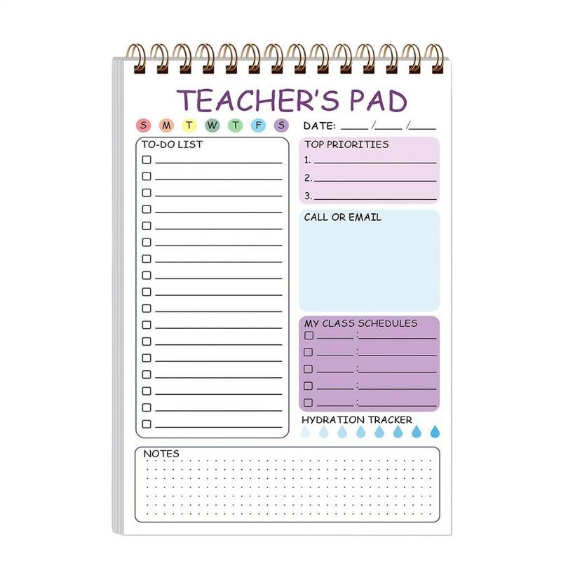 

Teacher Note Pads 50 Sheets Teacher To-do List Notepad Cute Memo Daily Planner 5.8 X 8.3inch Must Haves Stationery For Classroom