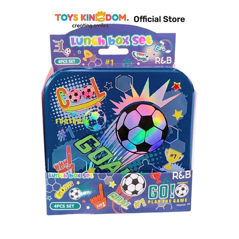 

Toys Kingdom Kiddy Star Kotak Makan Ball Set 4 Pcs - Mix Kids Lunch Box Food Grade Food Box Kotak Bekal Makan Anak Wadah Makanan