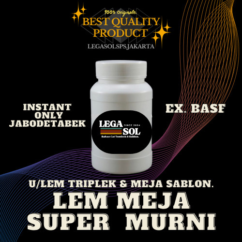 

Lem Meja SUPER MURNI ex. BASF @1KG (U/Lem Triplek & Meja Sablon).