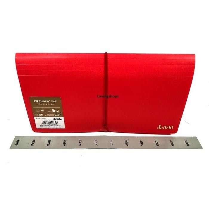 

Dompet Plastik Organizer Dokumen/Organizer Bon,Dokumen - Merah