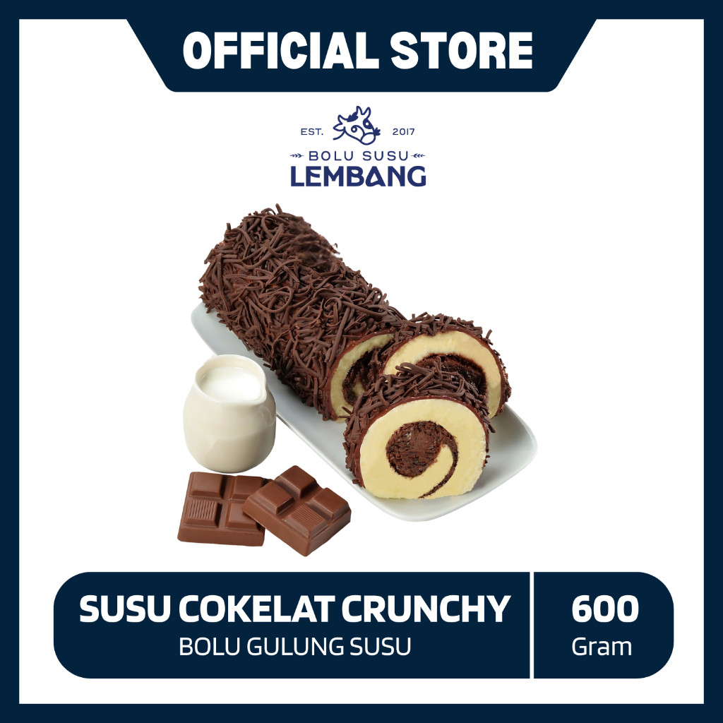 

Bolu Gulung Lembang Susu Cokelat - Reguler Pack (550gr)