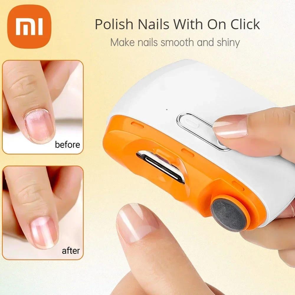 Xiaomi Mijia Electric Automatic Nail Clippers Grinding Polishing Multifunctional Nail Grinder Manicu