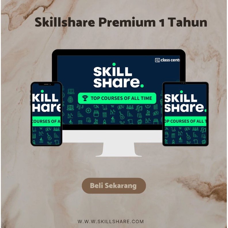 Skillshare Premium 1 Tahun Private Bergaransi