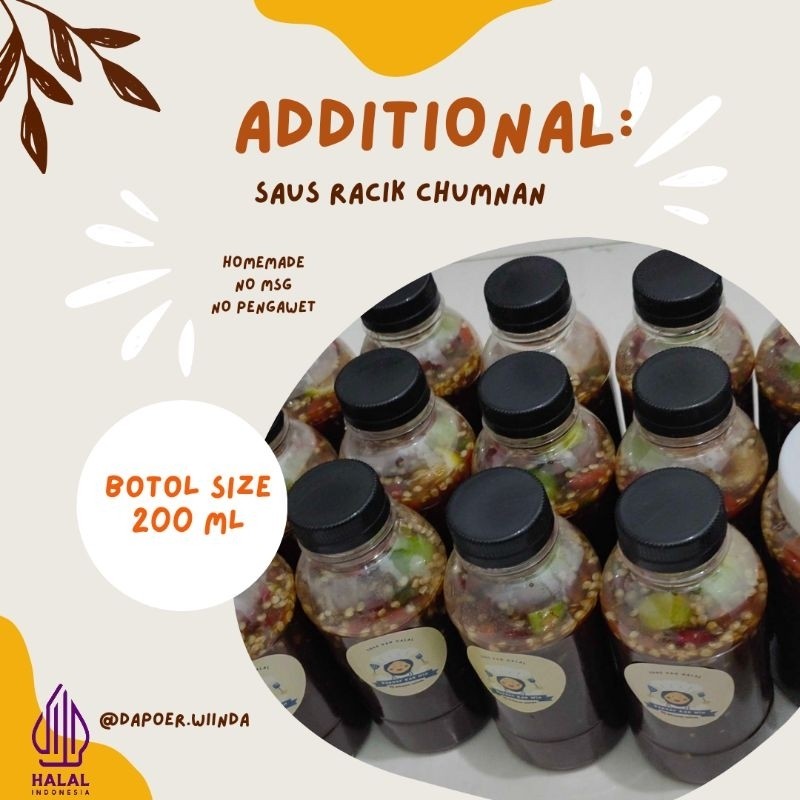 

SAUS RACIK CHUMNAN SALAD THAILAND 200ML, 300ML