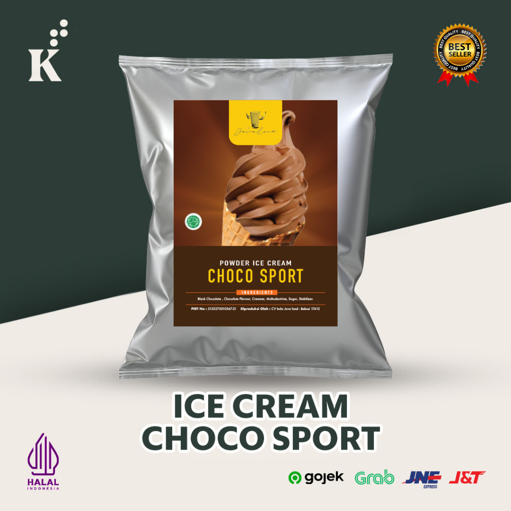 

Bubuk Ice Cream rasa Choco Sport atau Coklat 1 Kg - Javaland