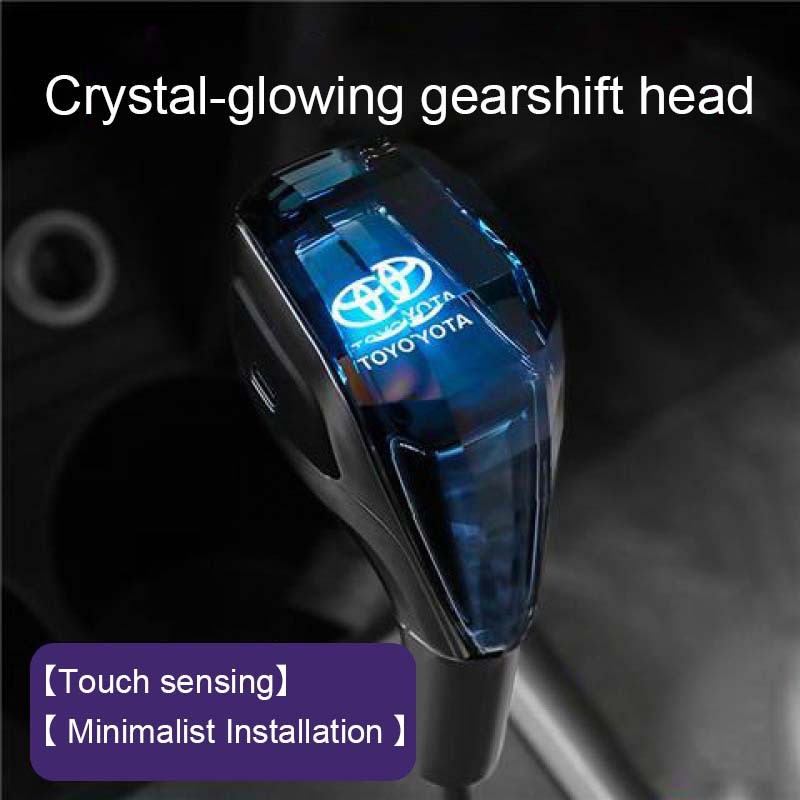 Kristal  Anti Gores  Cocok untuk Toyota Honda  Bercahaya  Tahan Aus  Tuas Roda Gigi  Kepala Roda Gig