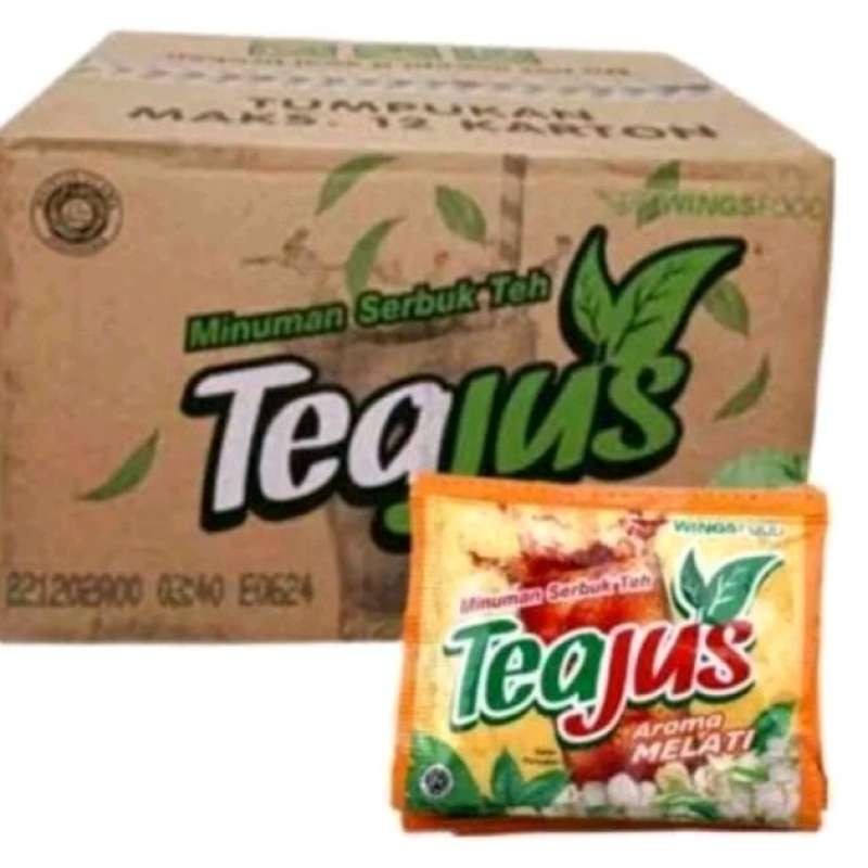 

teajus rasa aroma melati (1karton/6pack)