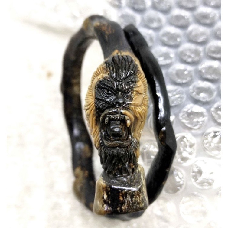 GELANG AKAR BAHAR BONGGOL UKIR LUTUNG KASARUNG