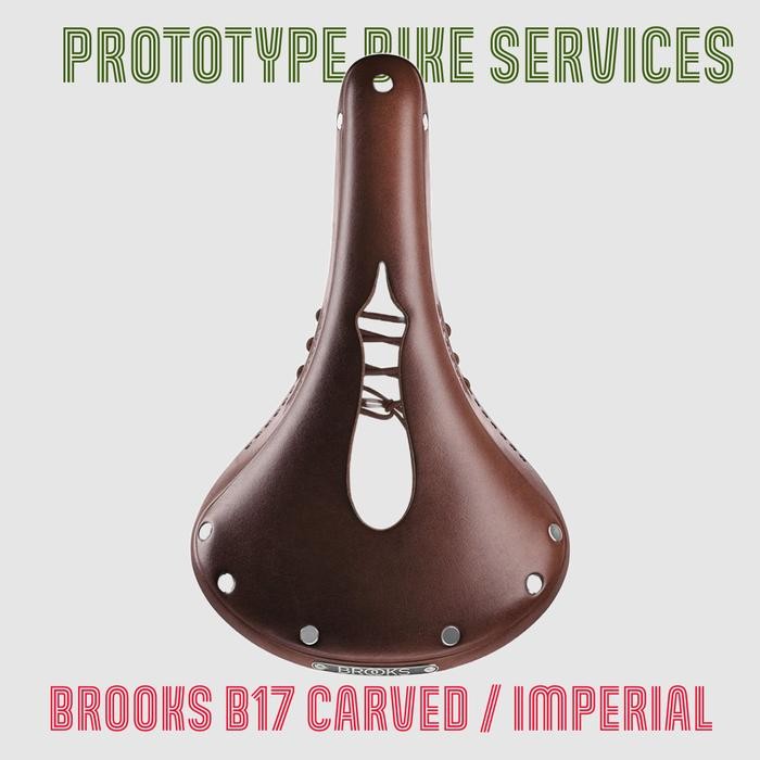 READY Brooks B17 Carved Brown