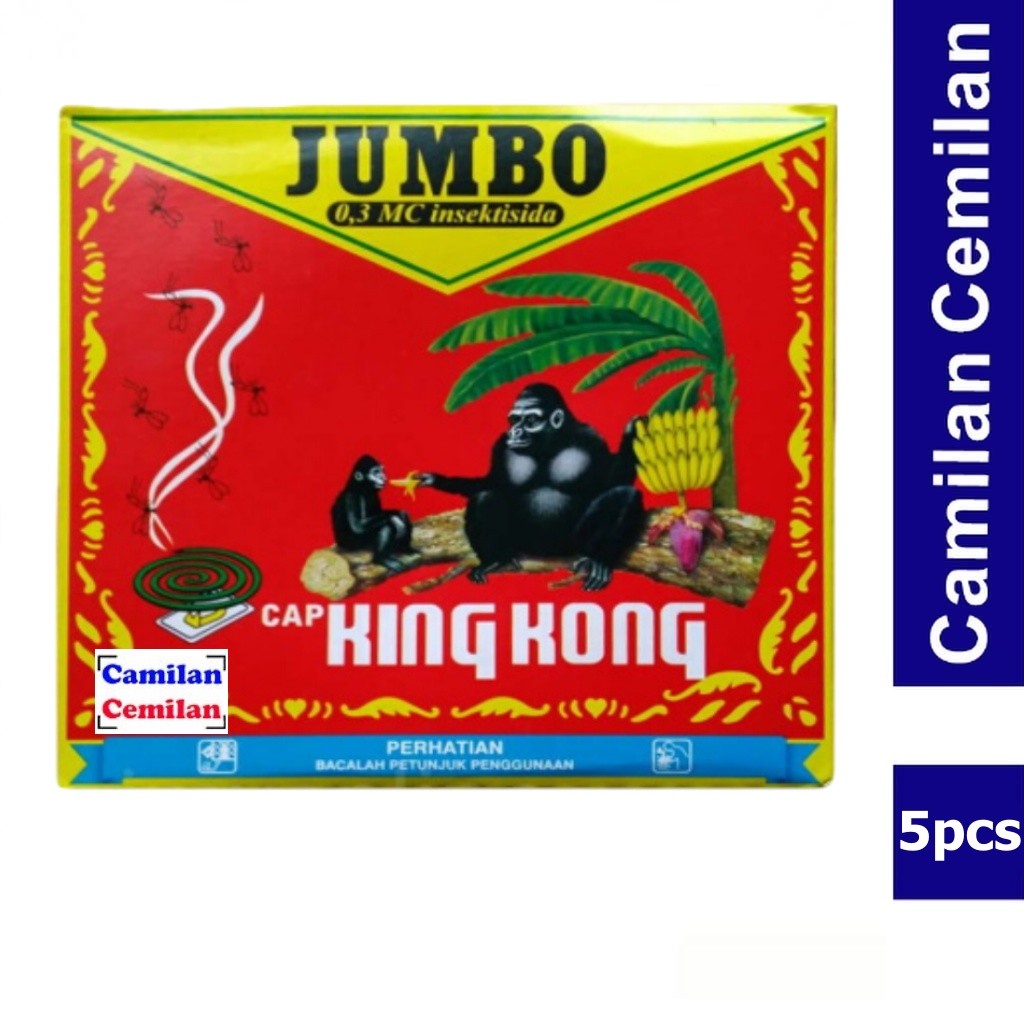 Obat Nyamuk Bakar Cap Kingkong isi 5 pcs