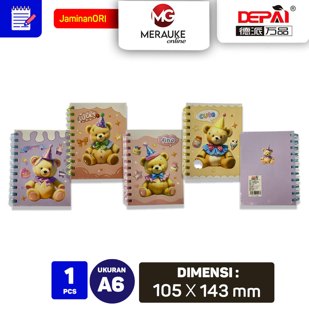 

DEPAI Notebook Spiral Aesthetic A6 4000 4 Buku Jurnal Buku Catatan Buku Tulis Aesthetic Sekolah