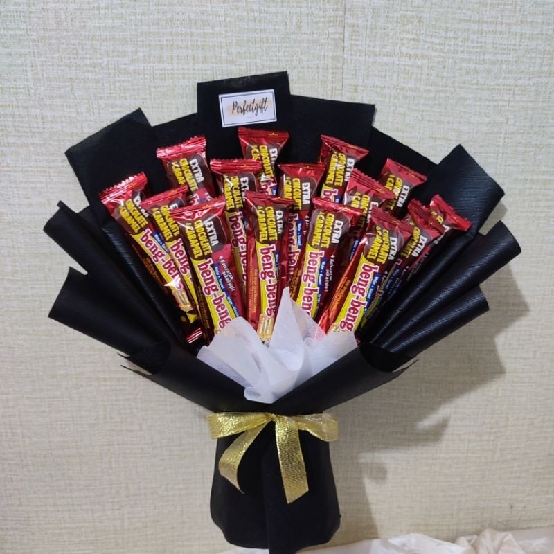 

Bouquet | Buket Snack Coklat I Buket Beng Beng | Valentine | Wisuda