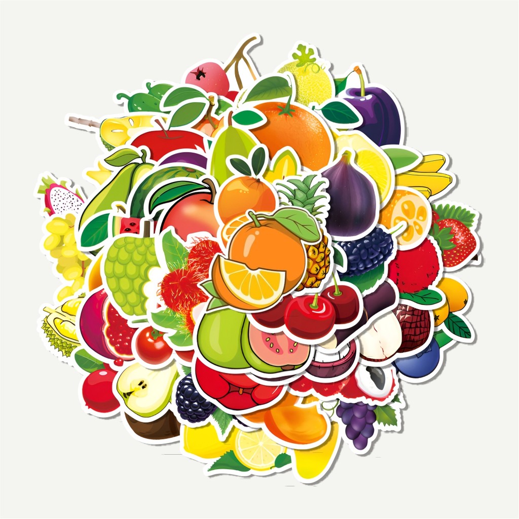 

Sticker Pack Stiker Mix Fruits [Campuran Buah] | Sticker TUMBLR | Stiker LAPTOP KOPER HELM