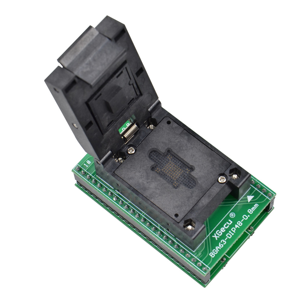 

XGECU Original BGA63 Adapter for XGECU T56 Nand Programmer Programmable Base Programming Calculator Socket High Quality