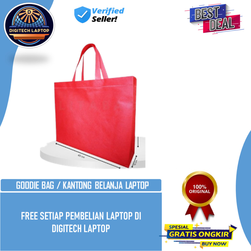

MER.SHOP GRATIS GOODIE BAG / KANTONG BELANJA UNTUK PEMBELIAN LAPTOP