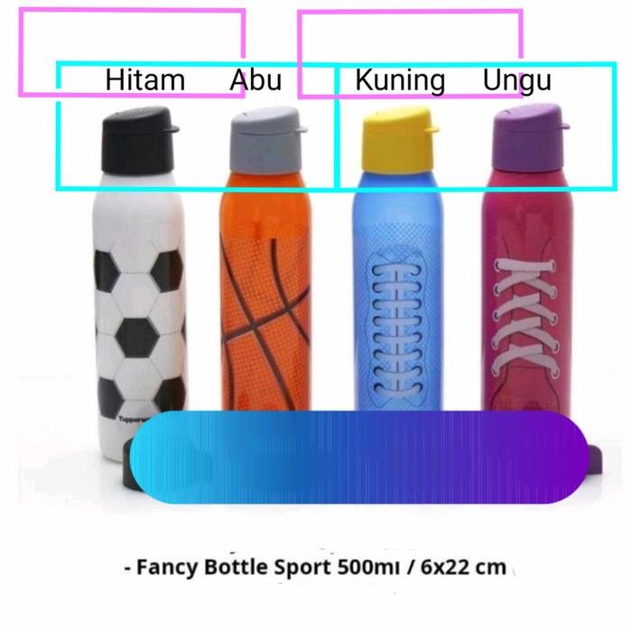 Tupperware Seal Eco Bottle |Tutup Botol - Original - Seal Ulir Biru