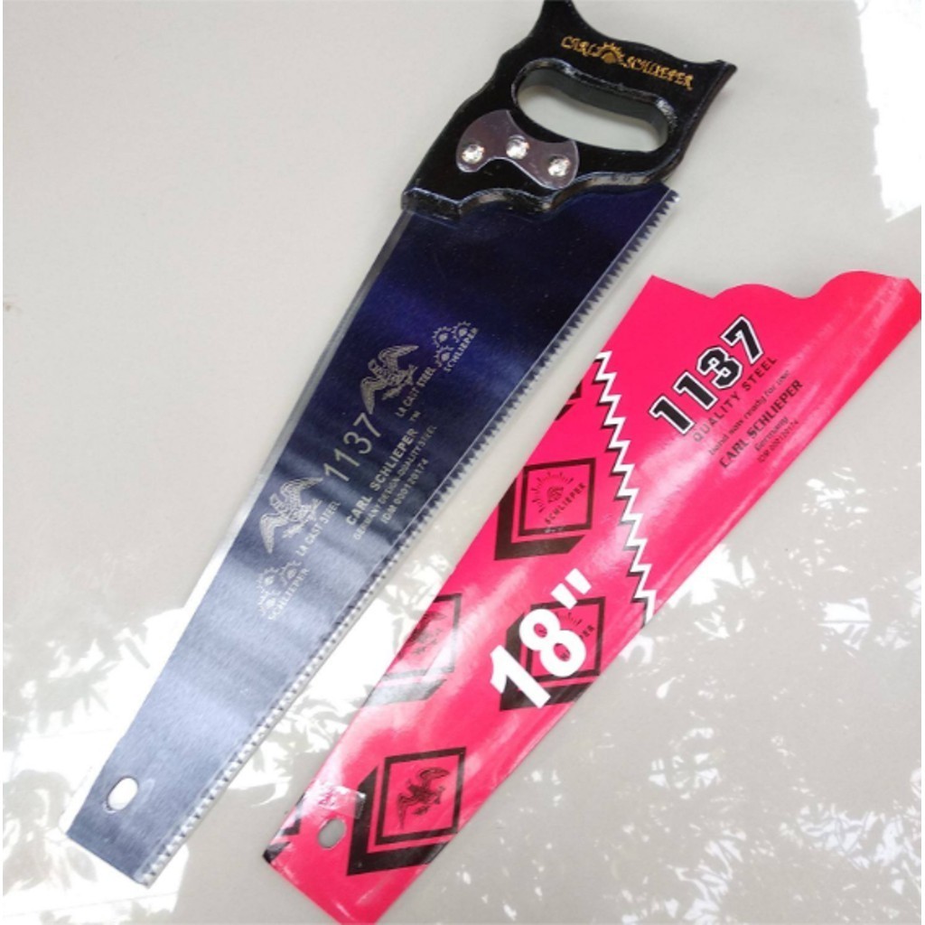 Gergaji Cap Mata 18" Asli Pemotong Kayu Manual