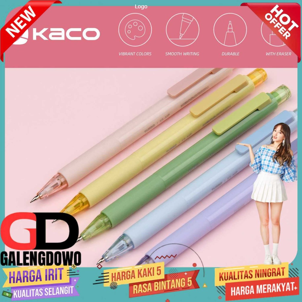 

Kaco TURBO Pensil Mekanik Mechanical Pencil 0.5mm with Refill - K5-MP