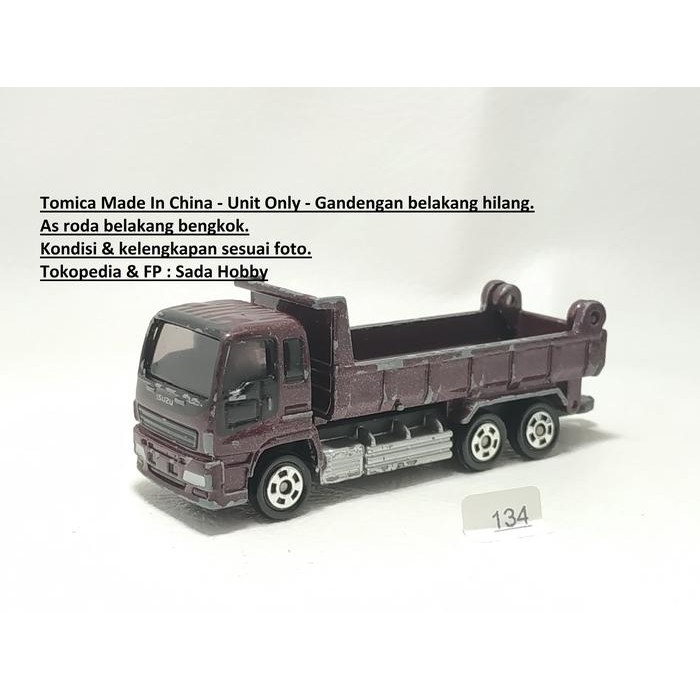 CSM... Tomica Long No 127 Isuzu Giga Full Trailer Dump Unit Only Minus